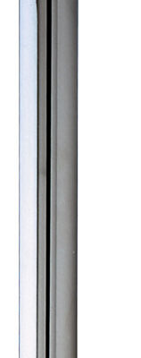 SATIN CHROME KITCHEN WORKTOP BREAKFAST BAR LEG 870MM X 60MM DIA