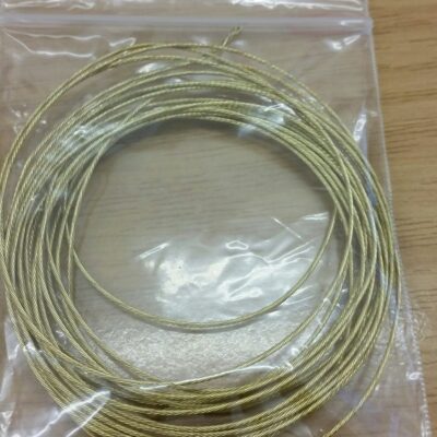 BRASS PICTURE HANGING CORD FRAME WIRE HOLDS UP 6KG