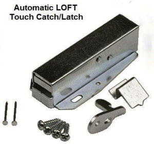 Automatic sprung door touch latch catch