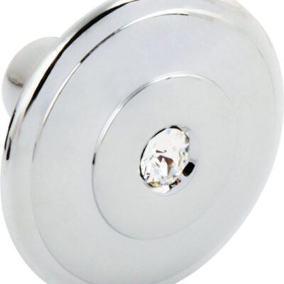 Polished chrome sparkle Swarovski Crystal Knob 30mm
