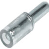 3mm nickel steel shelf support pin for glass bookcases and cabinets