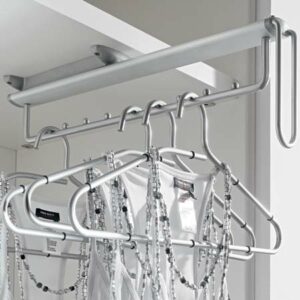 PULL OUT UNDER UNIT MOUNTED CLOTHES HANGER RAIL