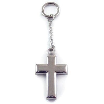 SMALL CROSS KEYCHAIN