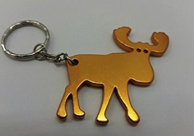 ORANGE REINDEER KEYRING