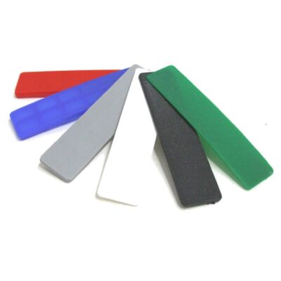 PLASTIC WINDOW AND GLAZING FLAT PACKERS SPACERS 1MM - 6MM / FLOORING PACKER