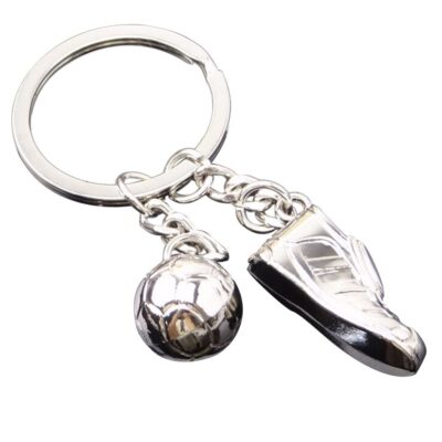 FOOTBALL AND BOOT KEYRING