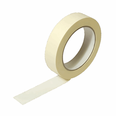 Roll of 3-Day Indoor Masking Tape for Clean Removal and Indoor Paint Projects