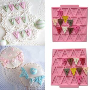 CAKE MOULD ALPHABET BUNTING