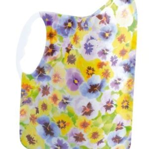 PURPLE FLOWER PRINT FOLDABLE PLASTIC WATERING CAN