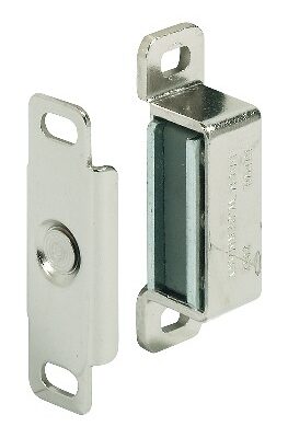 GOLD FINISH SQUARE SCREW FIXING MAGNETIC CATCH