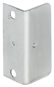 STEEL STRIKE PLATE FOR SCREW FIXING - NICKEL PLATED