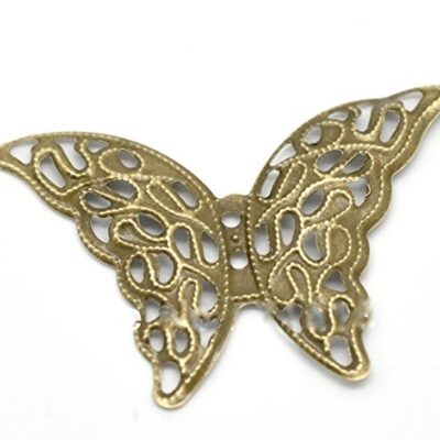 PACK OF 4 BUTTERFLY EMBELLISHMENT FILIGREE