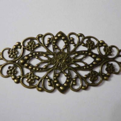 PACK OF 6 ANTIQUE STYLE EMBELLISHMENT FILIGREE