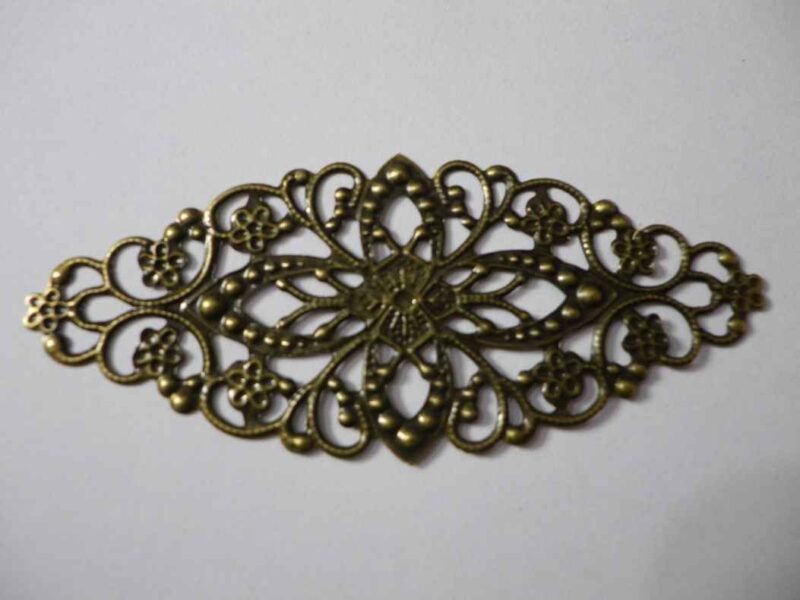 PACK OF 6 ANTIQUE STYLE EMBELLISHMENT FILIGREE