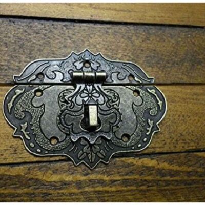 BRONZE FINISH ORNATE LATCH