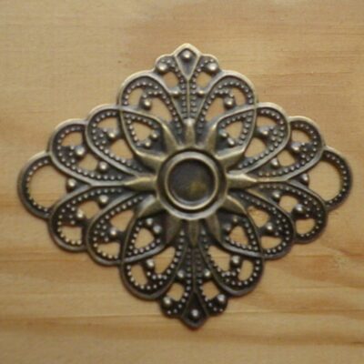 8 ANTIQUE FILIGREE EMBELLISHMENTS