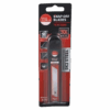 Retail pack of 10 snap-off utility knife blades in a dispenser by MLD Tools for 18mm cutters