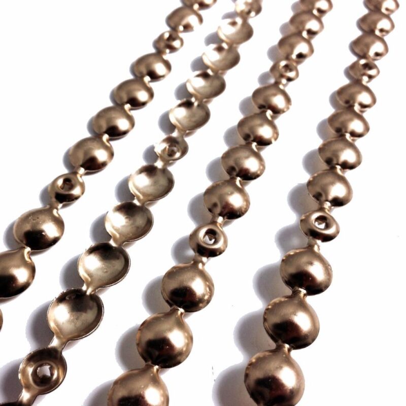 BRASS PLATED UPHOLSTERY NAIL STRIP