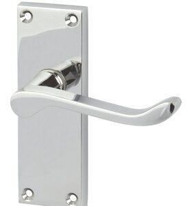 LEVER HANDLE ON BACKPLATE