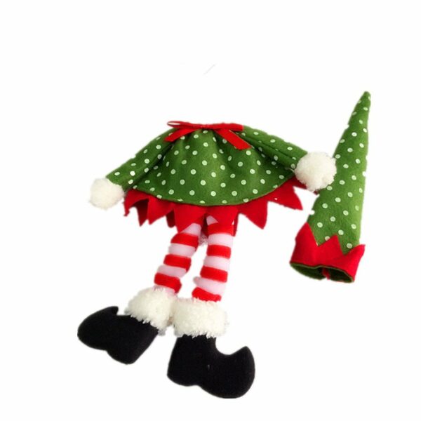 Christmas wine bottle cover wrap Elf