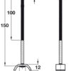 KITCHEN WORKTOP CONNECTOR BOLTS 150MM - Image 2