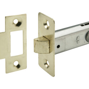 MORTICE LATCH, TUBULAR , LATCH BOLT FOR USE WITH LEVER HANDLES SIZE 44/64MM NICKEL FINISH