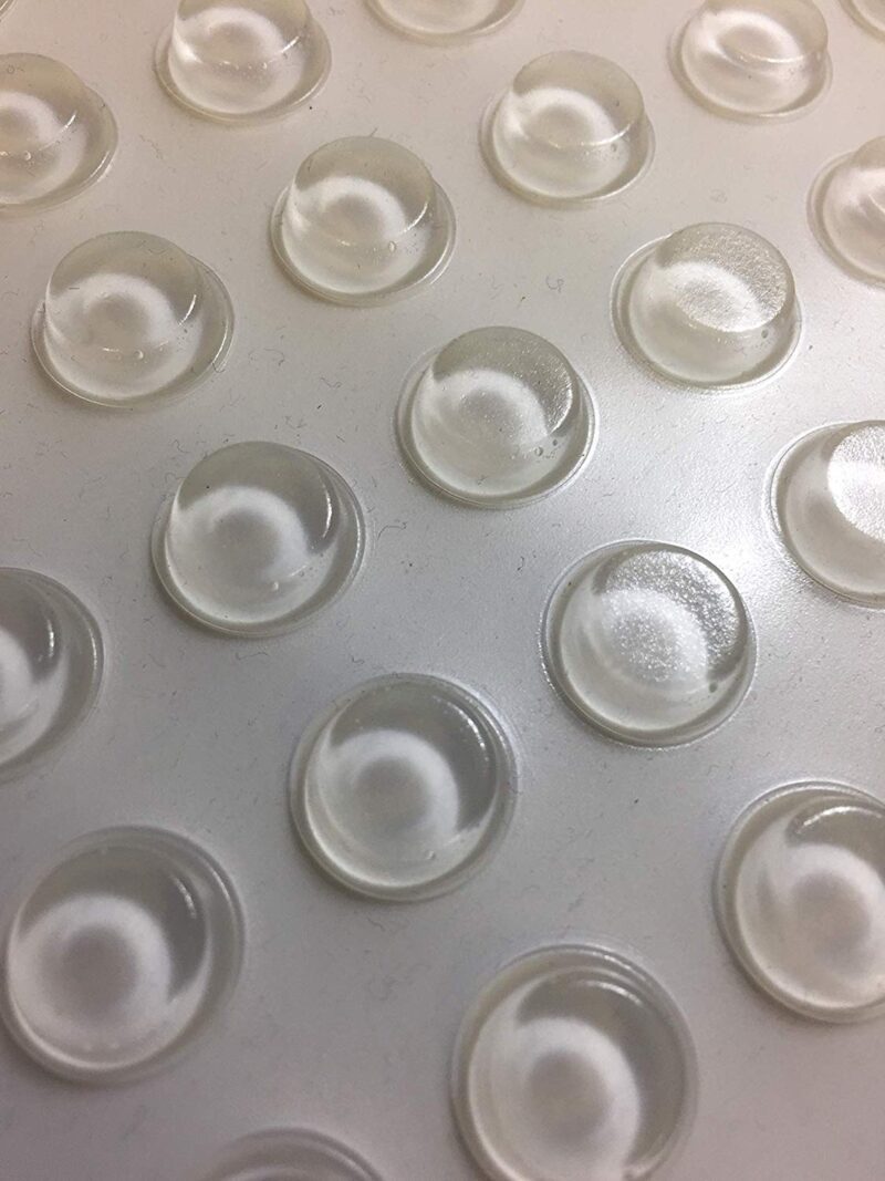 100 X Clear Self Adhesive Polyurethane Protector Bumper Pads Buffer Stops Feet 14.00 x 4.5mm Cylindrical