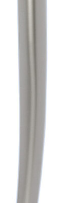 CURVED POLISHED CHROME KITCHEN BREAKFAST BAR TABLE LEG 710MM X 60MM