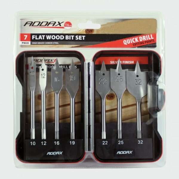 TIMco F7SET Flat Wood Drill Set 7pc