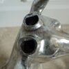 Wall Mounted Silver Stag Head Deer Large Antlers Reindeer Wall Art Hanging Sculpture (Deer Head) - Image 5