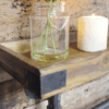 Industrial Pipe Wall Shelf – Rustic Wood & Steel Storage Unit (60cm) - Image 6