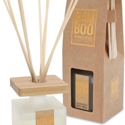 Cedarwood & White Musk Diffuser – Heart & Home Bamboo Range