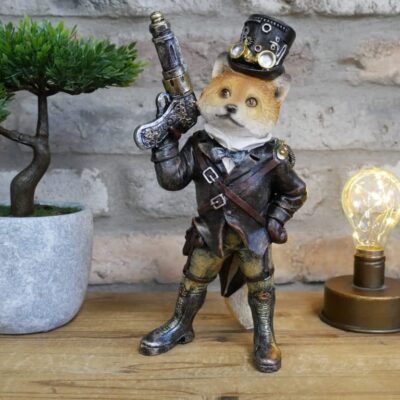 Steampunk Fox Resin Ornament