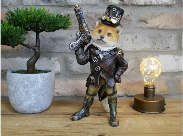 Steampunk Fox Resin Ornament