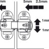 Hinge Hole 35 mm for Folding door, opening angle 180° art Prameta-Hawa - Image 3