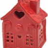 Christmas Red Tea Light House Holder - Image 2