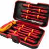 Tolsen 13pcs VDE Electricians Insulated Screwdriver Set with Rubber Handle In a Case - Image 2