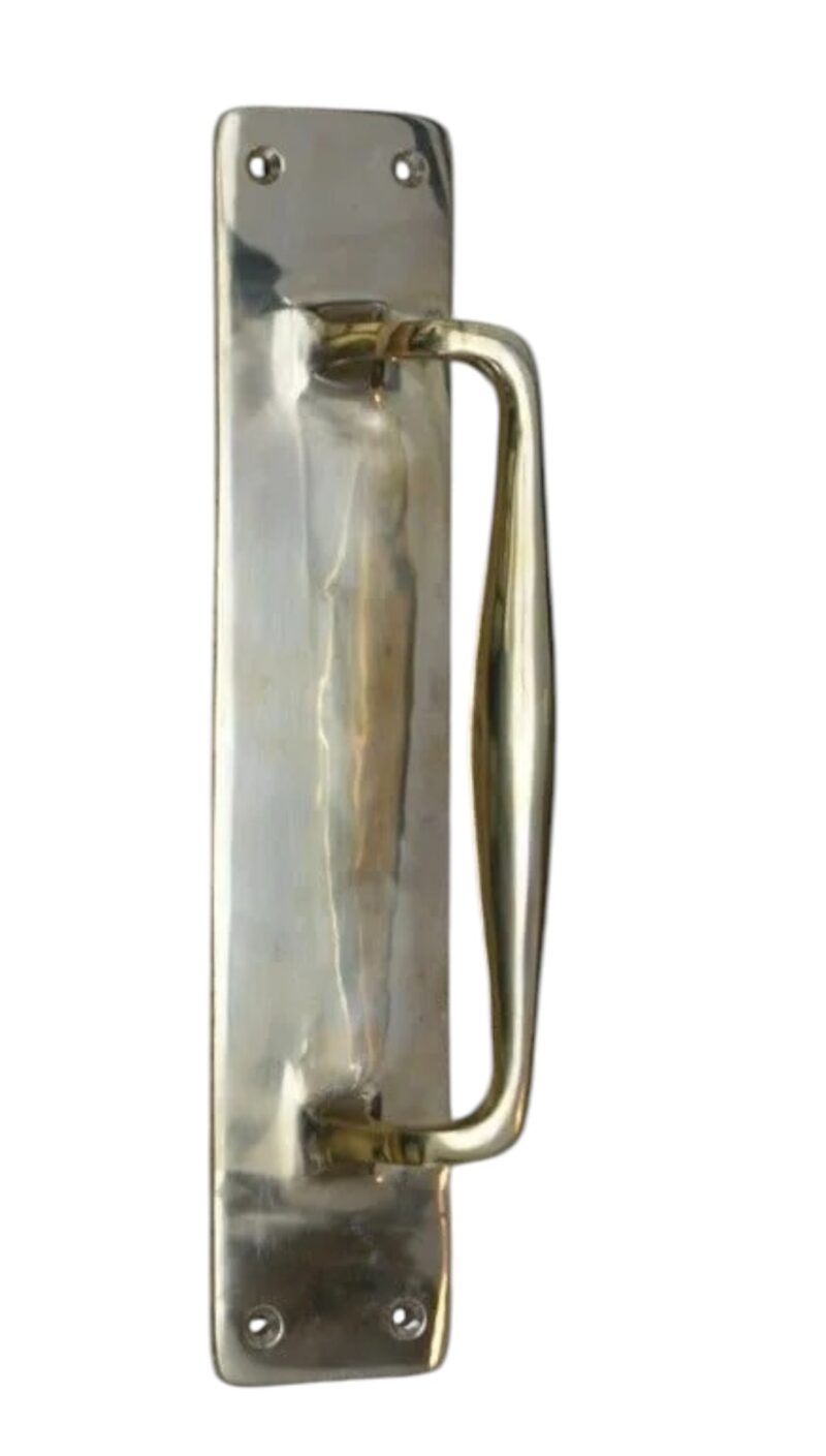 Polished Brass Pull Door Handle – Traditional Style