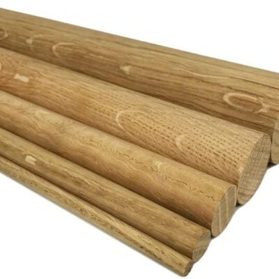 Oak Dowel Rod 10mm – Smooth Wooden Rods (Choose Length)